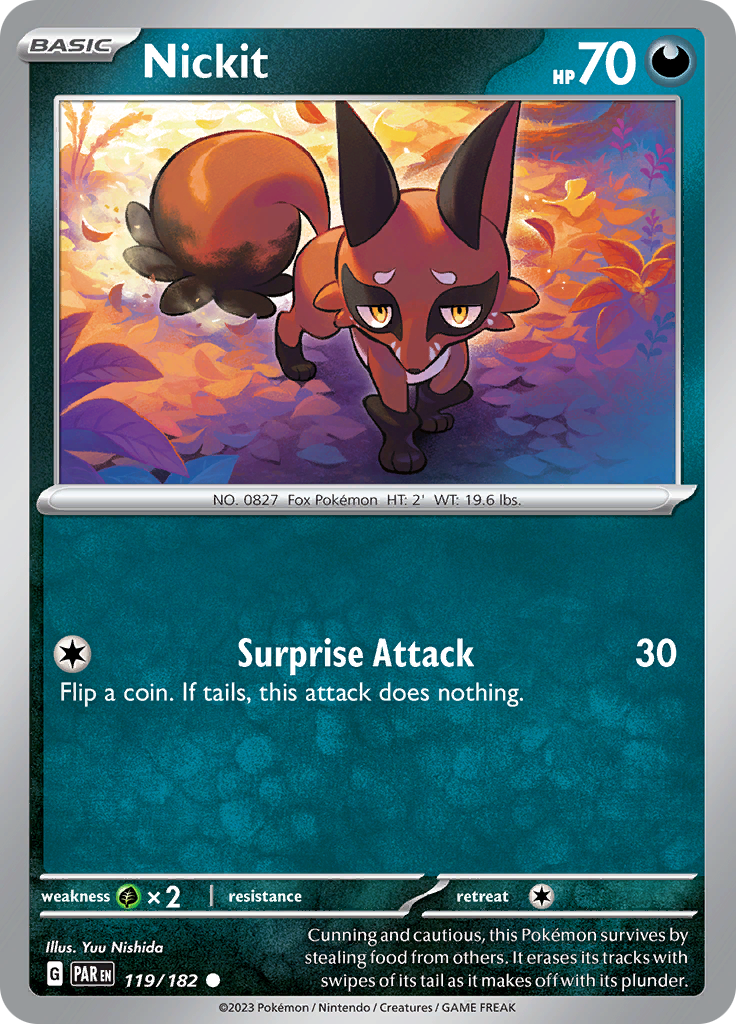 Nickit 119  SV04 Paradox Rift - Common