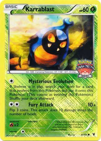 Karrablast - 8/101 (Championship Series)/101  - Reverse Holofoil League & Championship Cards - Promo