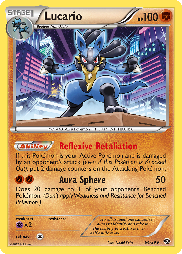 Lucario  - Holofoil Next Destinies - Holo Rare