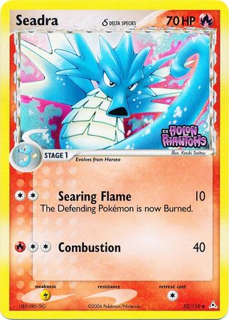 Seadra (Delta Species) 052/110  - Reverse Holofoil Holon Phantoms - Uncommon