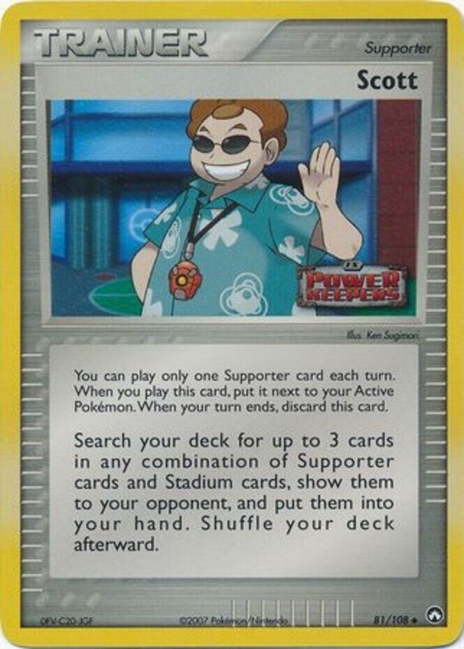 Scott 081  - Reverse Holofoil Power Keepers - Uncommon