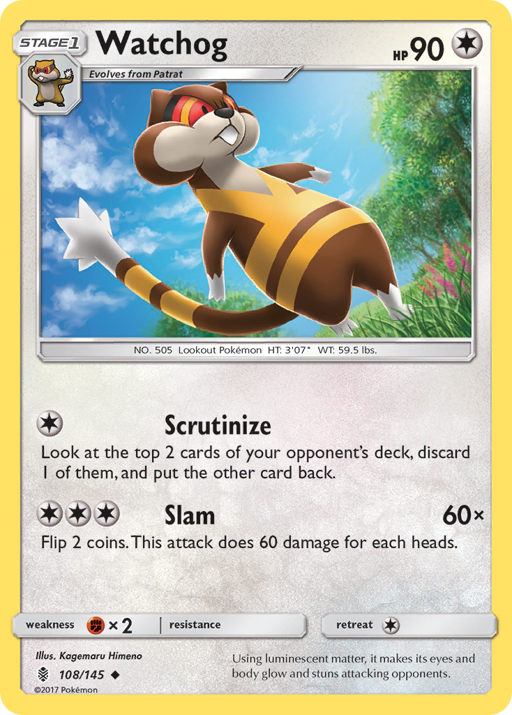 Watchog 108  SM  Guardians Rising - Uncommon