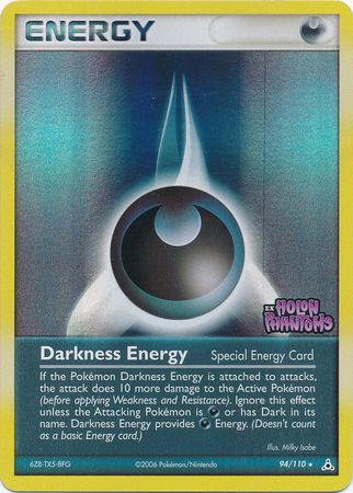 Darkness Energy (Special)  - Reverse Holofoil Holon Phantoms - Rare