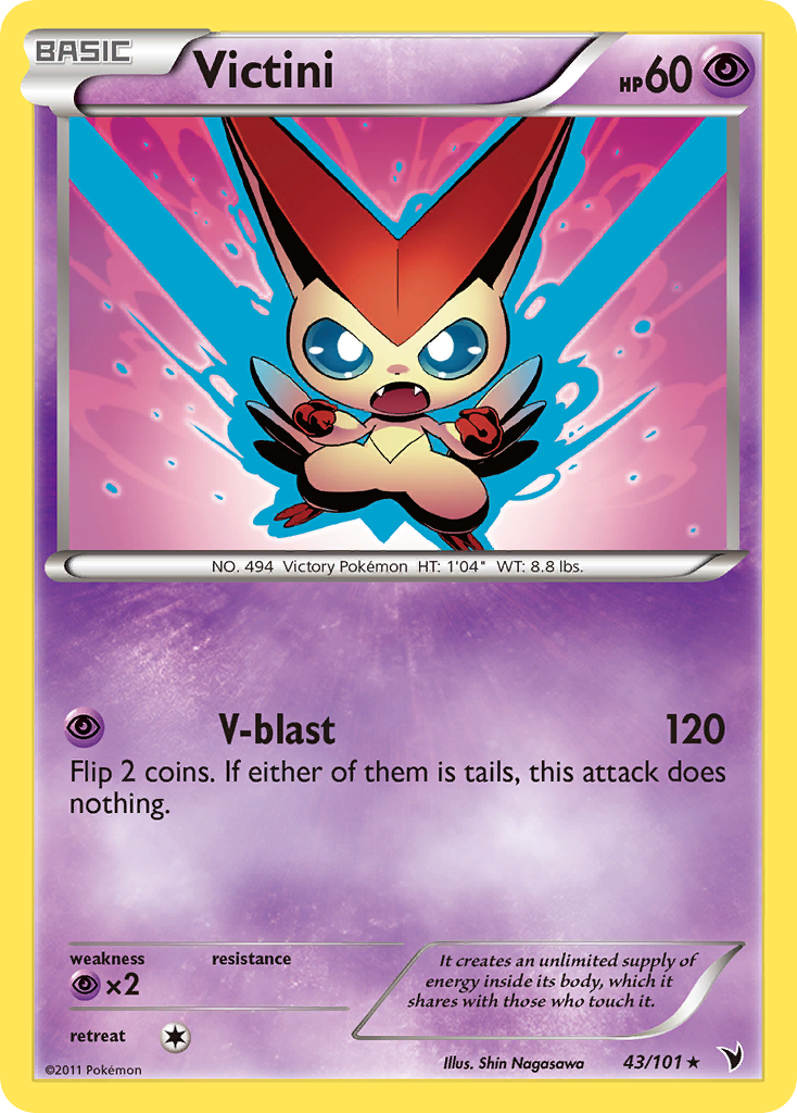 Victini (43)  Noble Victories - Rare