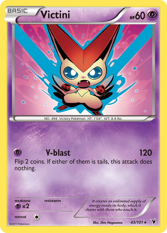 Victini (43)  Noble Victories - Rare