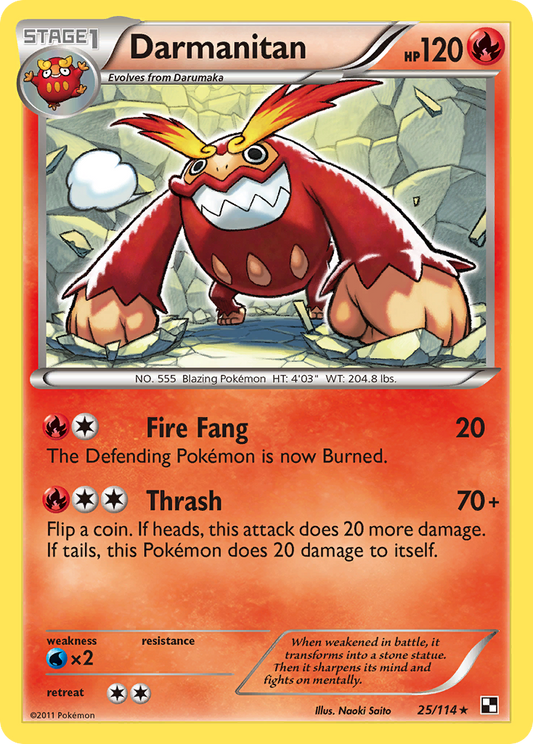 Darmanitan  Black and White - Rare