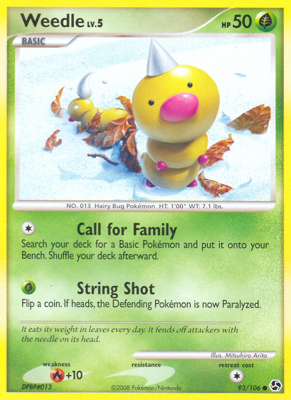 Weedle 093  Great Encounters - Common