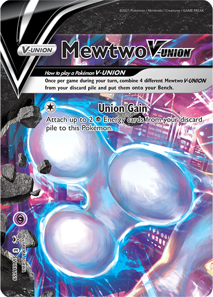 Mewtwo V-UNION - SWSH159  - Holofoil SWSH Sword & Shield Promo Cards - Promo