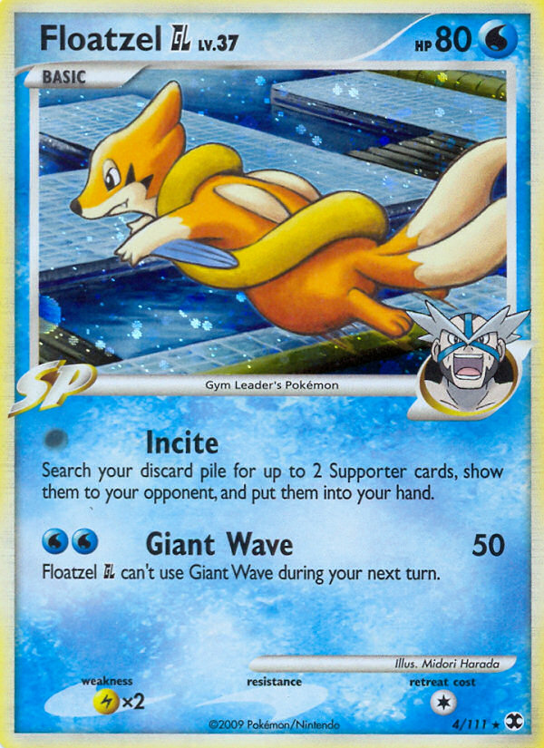 Floatzel GL  - Holofoil Rising Rivals - Holo Rare