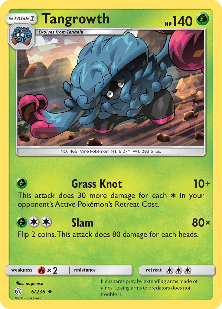 Tangrowth/236  SM  Cosmic Eclipse - Uncommon