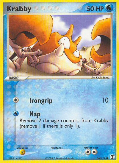 Krabby 066  FireRed & LeafGreen - Common
