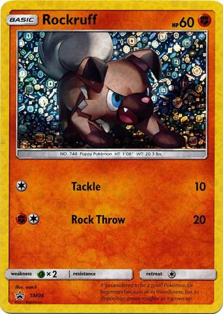 Rockruff SM06  - Holofoil Miscellaneous Cards & Products - Promo