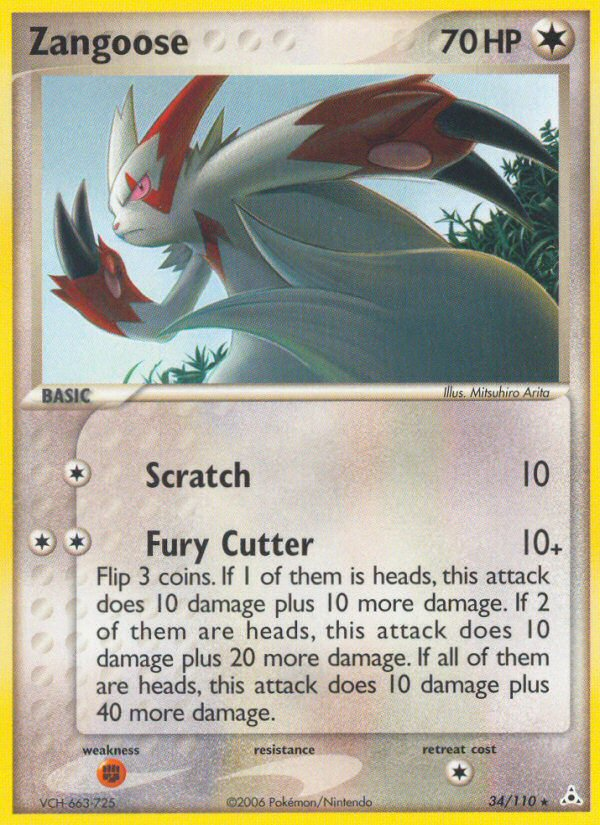 Zangoose  Holon Phantoms - Rare