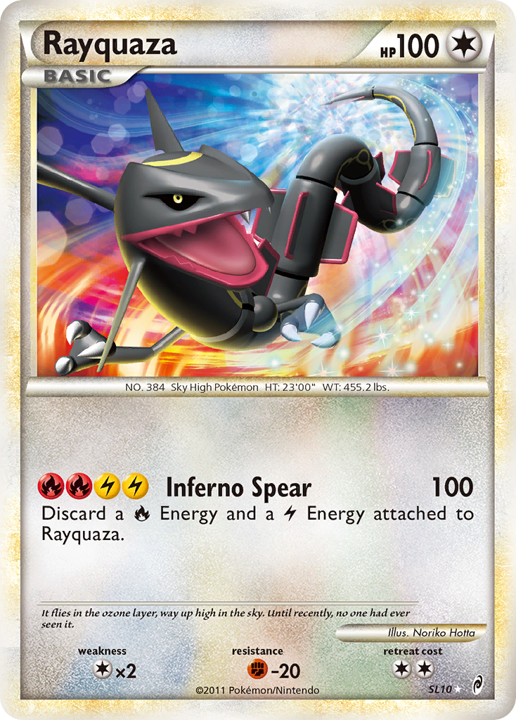 Rayquaza (Shiny)  - Holofoil Call of Legends - Shiny Holo Rare