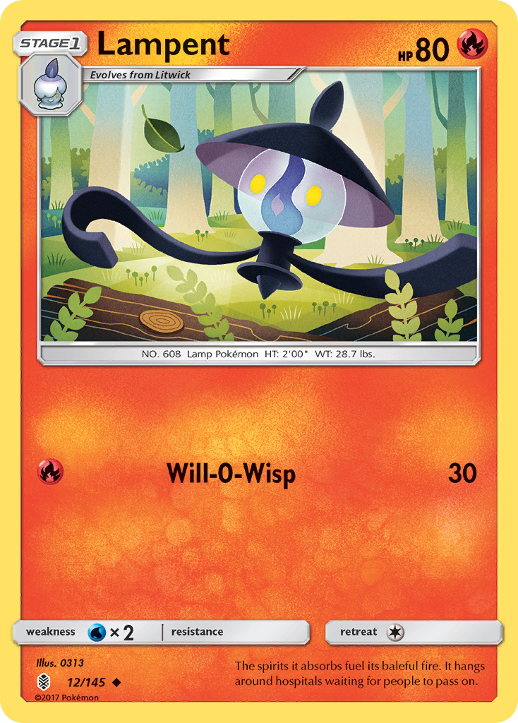 Lampent 012/145  SM  Guardians Rising - Uncommon