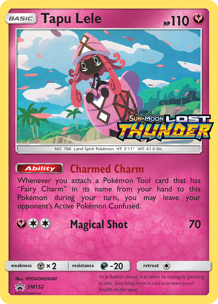Tapu Lele - SM152 (Prerelease)  - Holofoil SM Promos - Promo