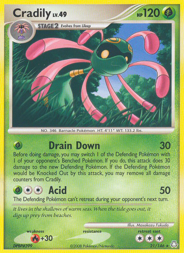 Cradily  Legends Awakened - Rare