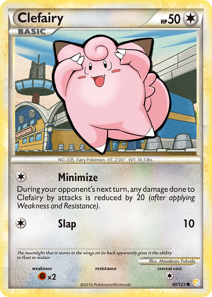 Clefairy 060  HeartGold SoulSilver - Common