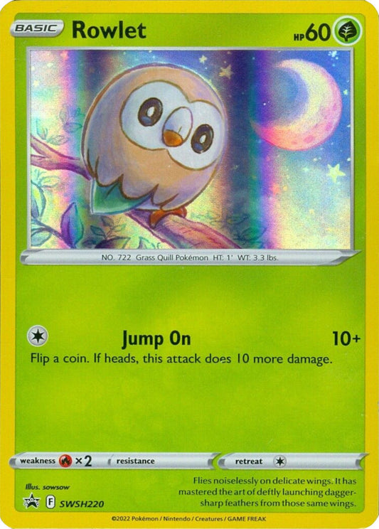 Rowlet SWSH220  - Holofoil Miscellaneous Cards & Products - Promo