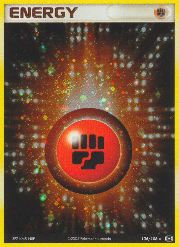 Fighting Energy 106/106  - Holofoil Emerald - Holo Rare