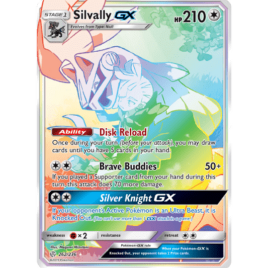 Silvally GX (Secret) 262  - Holofoil SM  Cosmic Eclipse - Secret Rare