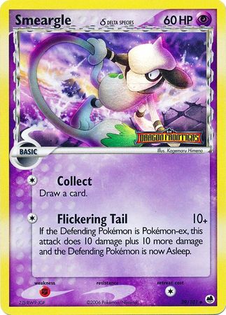 Smeargle (Delta Species)  - Reverse Holofoil Dragon Frontiers - Uncommon