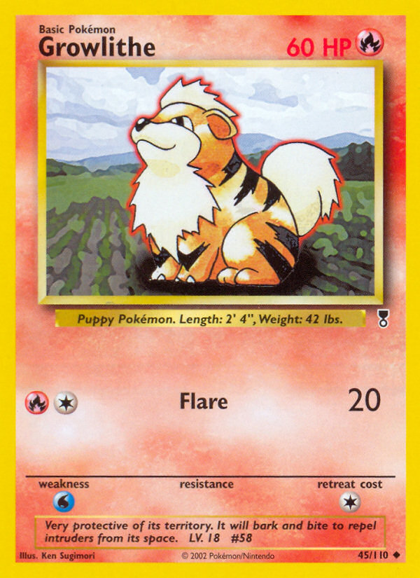 Growlithe/110  Legendary Collection - Uncommon