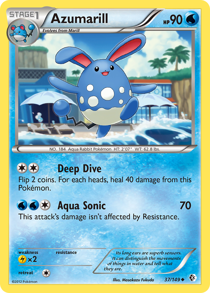 Azumarill  Boundaries Crossed - Uncommon