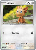 Lillipup 170  - Reverse Holofoil SV03 Obsidian Flames - Common