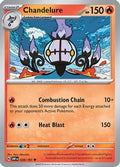 Chandelure 038  - Reverse Holofoil SV03 Obsidian Flames - Uncommon