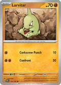 Larvitar 105  - Reverse Holofoil SV03 Obsidian Flames - Common