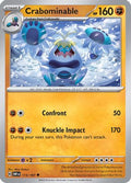 Crabominable 115  - Reverse Holofoil SV03 Obsidian Flames - Uncommon