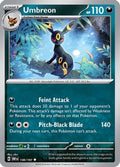 Umbreon 130  - Reverse Holofoil SV03 Obsidian Flames - Uncommon