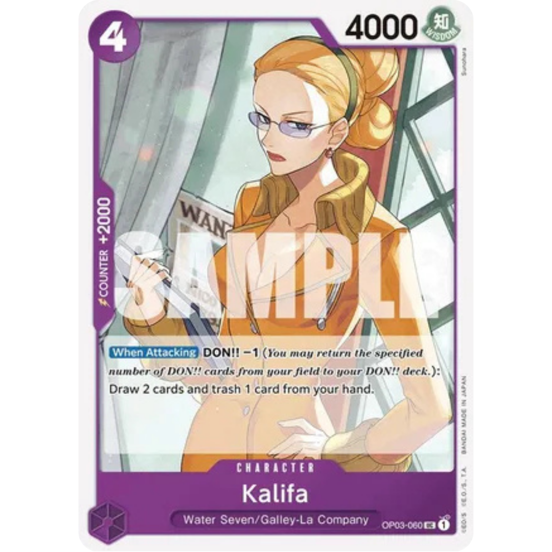 Kalifa (Reprint) (OP03-060) - Premium Booster -The Best-