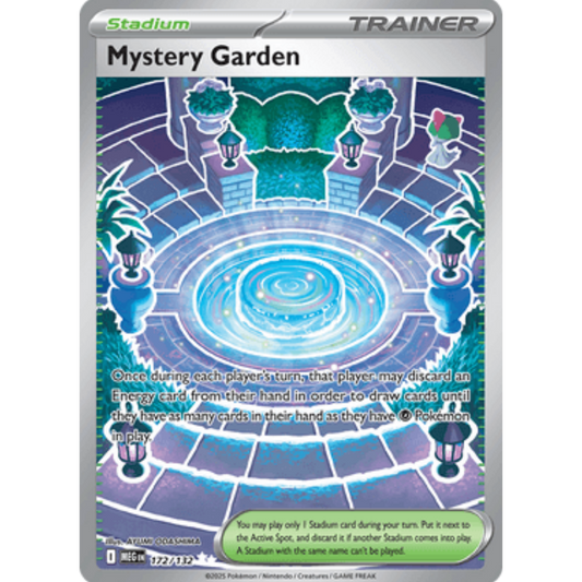Mystery Garden 172/132  - Holofoil ME01 Mega Evolution - Ultra Rare