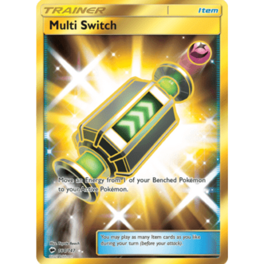 Multi Switch (Secret) 164  - Holofoil SM  Burning Shadows - Secret Rare
