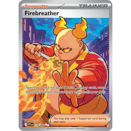 Firebreather 119/094  - Holofoil ME02 Phantasmal Flames - Ultra Rare