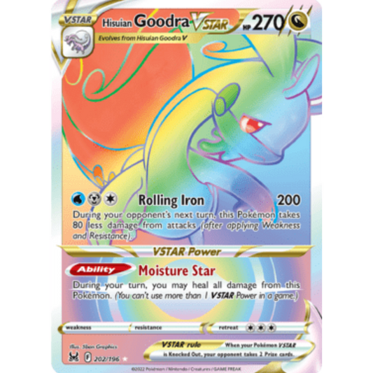 Hisuian Goodra VSTAR (202/196) [Sword & Shield: Lost Origin]