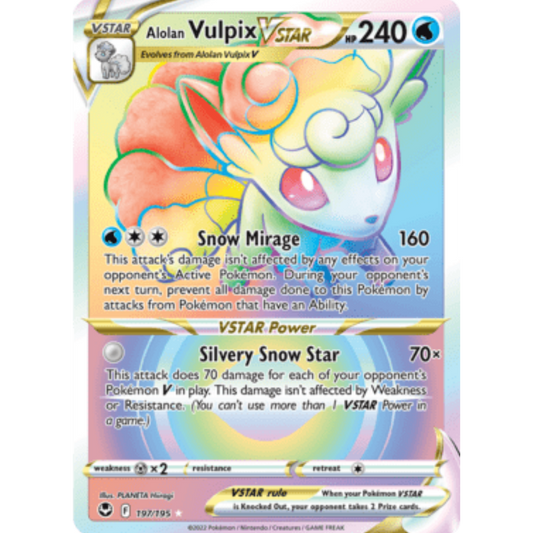 Alolan Vulpix VSTAR (197/195) [Sword & Shield: Silver Tempest]