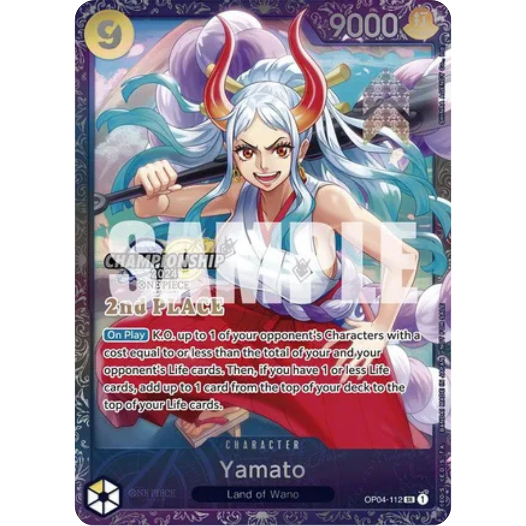 Yamato (Championship 2024 Finals 2nd Place) (OP04-112) - One Piece Promotion Cards Foil