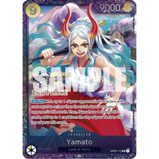 Yamato (Championship 2024 Finals 2nd Place) (OP04-112) - One Piece Promotion Cards Foil