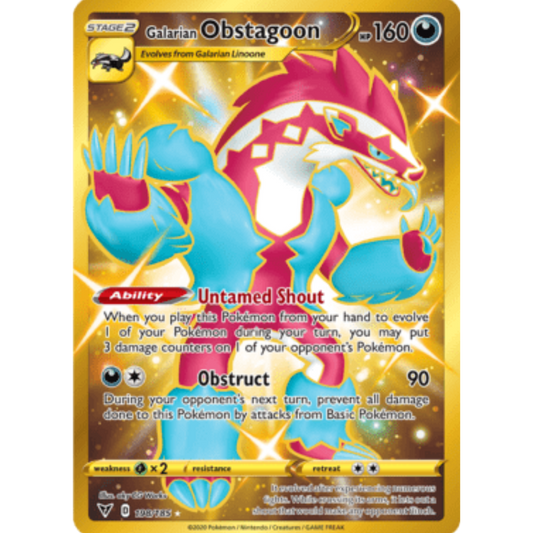 Galarian Obstagoon (198/185) [Sword & Shield: Vivid Voltage]