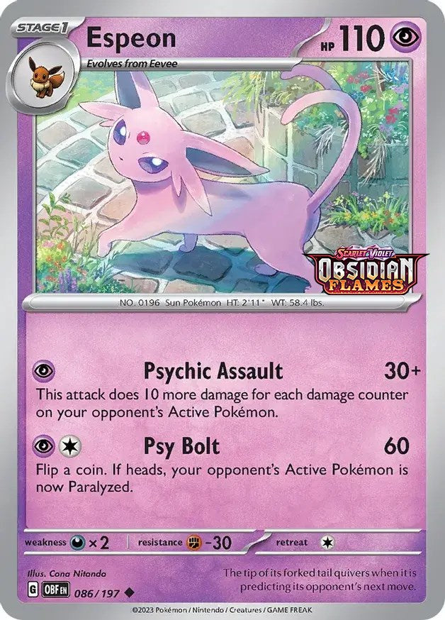 Espeon (Best Buy Exclusive) 086  - Holofoil Miscellaneous Cards & Products - Promo