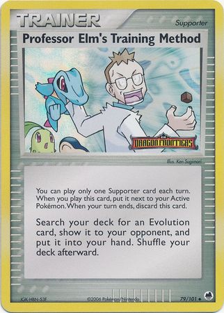 Professor Elm's Training Method 079  - Reverse Holofoil Dragon Frontiers - Uncommon