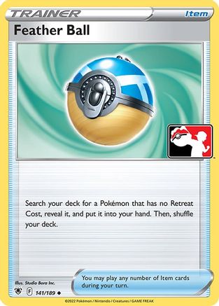 Feather Ball 141  - Holofoil Prize Pack Series Cards - Uncommon