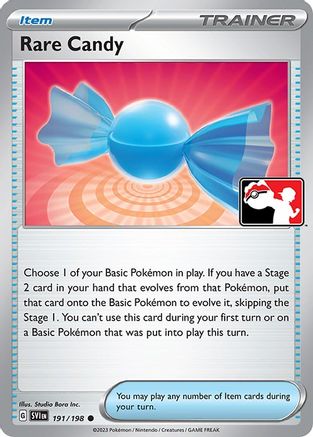 Rare Candy 191/198  - Holofoil Prize Pack Series Cards - Common