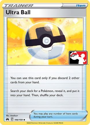 Ultra Ball 146/159  - Holofoil Prize Pack Series Cards - Uncommon