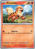 Growlithe 058  - Reverse Holofoil SV Scarlet & Violet 151 - Common