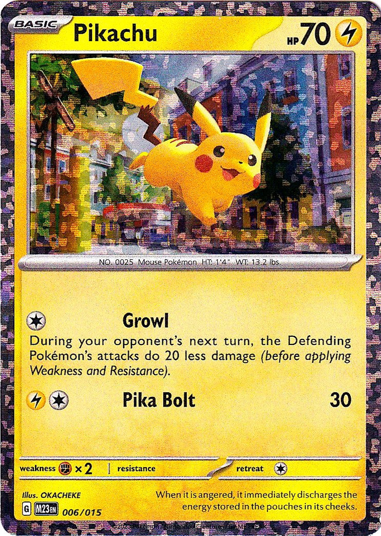 Pikachu 006  - Holofoil McDonalds Promos 2023 - Promo