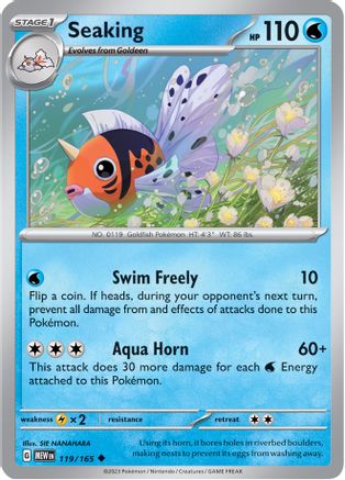 Seaking 119  SV Scarlet & Violet 151 - Uncommon